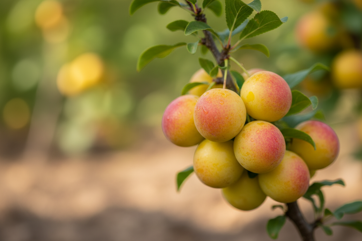 Mirabelle Von Nancy gelbe Früchte Obstbaum Pflaumenbaum Malsch Karlsruhe Baumschule